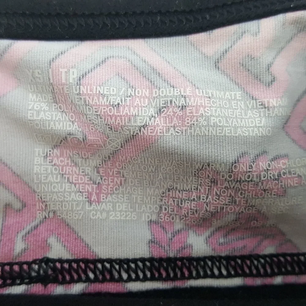 PINK Victoria's Secret Sports Bra SIZE XS NWT